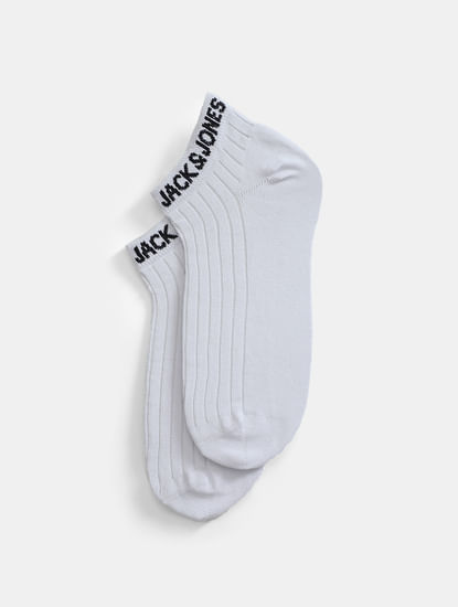 Pack of 2 White Ankle Length Socks